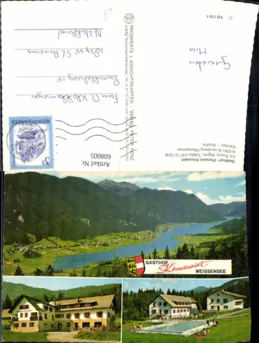 608005,Mehrbild Ak Kreuzberg Gasthof Pension Kreuzwirt Weißensee