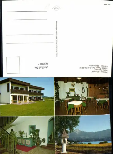 608017,Mehrbild Ak Faak a. See Pension Europa Bildstock