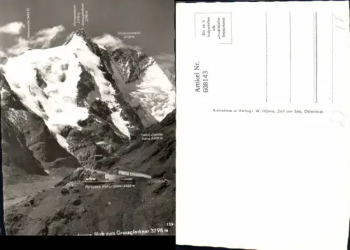 608143,Großglockner Hochalpenstraße b. Heiligenblut a. Großglockner Parkplatz Hoher Sattel