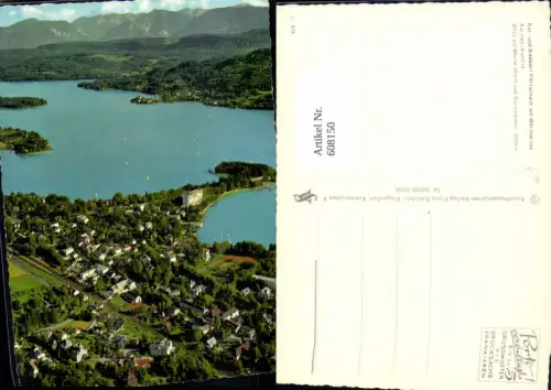 608150,Pörtschach a. Wörthersee Blick auf Maria Wörth u. Karawanken