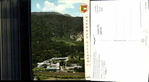 608154,Warmbad Villach m. Villacher Alpe pub Alpine Luftbild Fö 59481