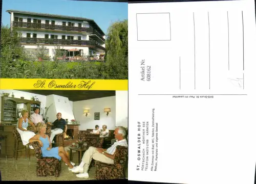 608162,Mehrbild Ak Pörtschach Wörthersee St Oswalder Hof Kamin Innenansicht