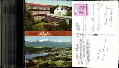 608179,Mehrbild Ak Velden a. Wörthersee Pension Regia