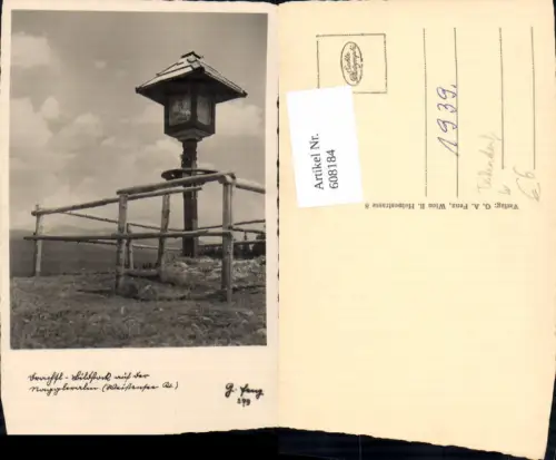 608184,Foto Ak Techendorf Weißensee Bildstock a. d. Naggler Alm