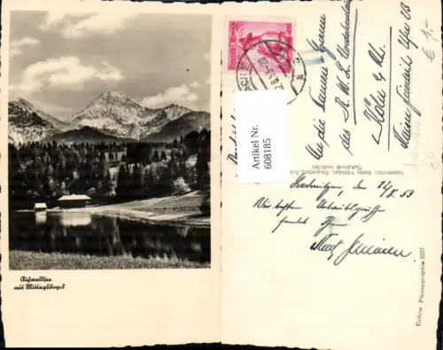 608185,Foto Ak Aichwaldsee m. Mittagskogel Finkenstein am Faaker See