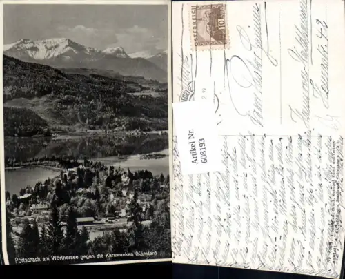 608193,Pörtschach a. Wörthersee geg. d. Karawanken