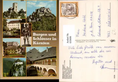 633606,Mehrbild Ak Geiersburg Friesach Burgruine Gmünd Schloß Stein