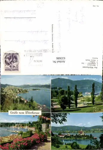 633686,Mehrbild Ak Am Wörthersee Pörtschach Klagenfurt Velden Maria Wörth