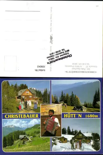 709042 Mehrbild AK Pusarnitz Christebauerhüttn Ziehharmonika