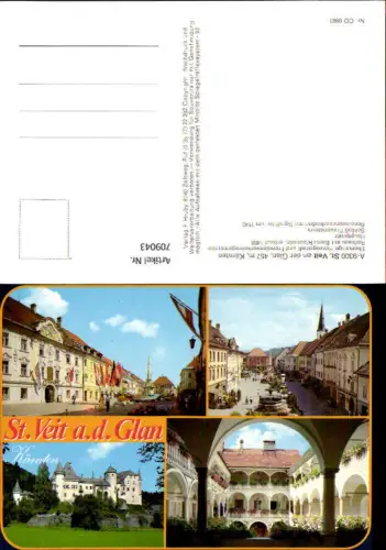 709043 Mehrbild AK St Veit an der Glan Rathaus Hauptplatz Schloss Frauenstein