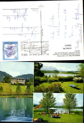 709050 Mehrbild AK Gasthof am See Obersammelsdorf am Tunersee St Kanzian a. Klopeinersee
