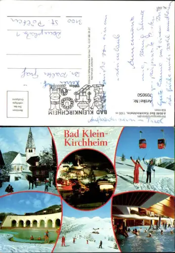 709051 Mehrbild AK Bad Kleinkirchheim Wintersport Seilbahn Gondel Pferdeschlitten