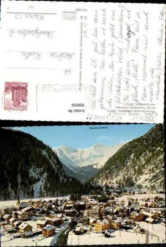 709056 Mallnitz Winteransicht mit Geiselkopf