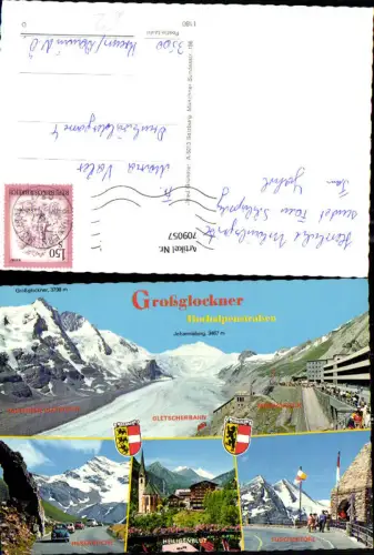 709057 Mehrbild AK Großglockner Hochalpenstraße Gletscherbahn Hexenküche Heiligenblut VW Käfer