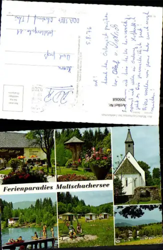 709068 Mehrbild AK Am Maltschachersee bei Feldkirchen Kirche Seerestaurant