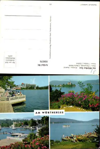 709076 Mehrbild AK Am Wörthersee Pörtschach Maria Wörth Velden Sekirn