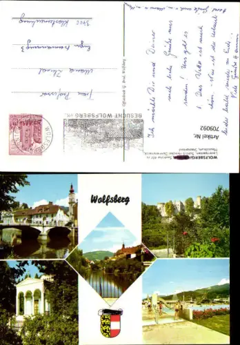709092 Mehrbild AK Wolfsberg Lavantpartien Schloss Henkel Donnersmarck Mausoleum Stadionbad