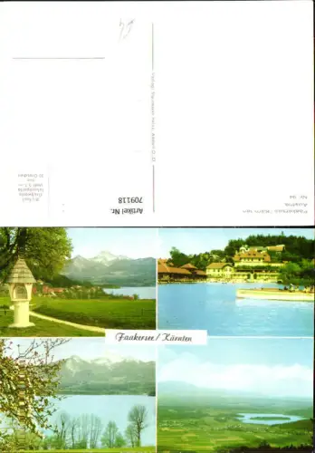 709118 Mehrbild AK Faakersee Bildstock Boot Faak a. See