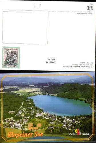 709126 Fliegeraufnahme Seelach Klopeinersee