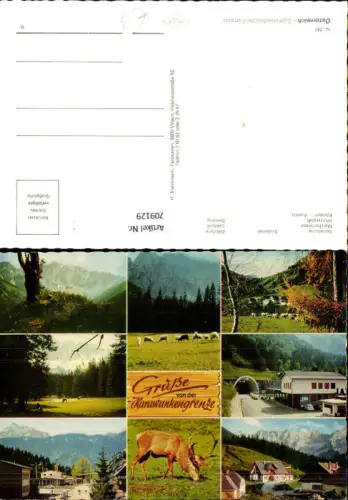 709129 Mehrbild AK Vertatscha Wurzenpaß Zellpfarre Loiblpaß Seeberg Bodental