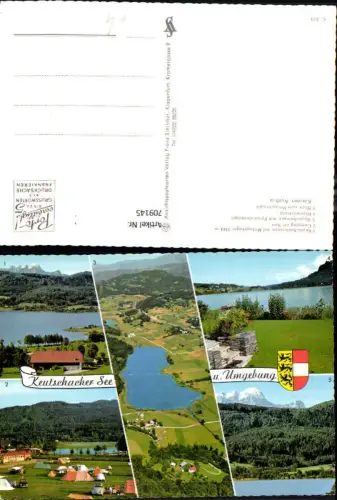 709145 Mehrbild AK Keutschach Keutschacher See Camping Rauschelesee Blumenstrand