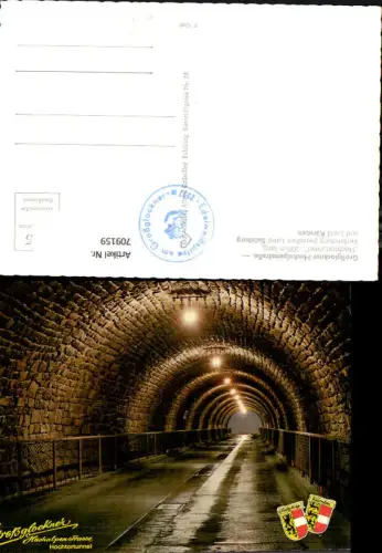 709159 Großglockner Hochalpenstraße Hochtortunnel Heiligenblut Grenze Kärnten Salzburg