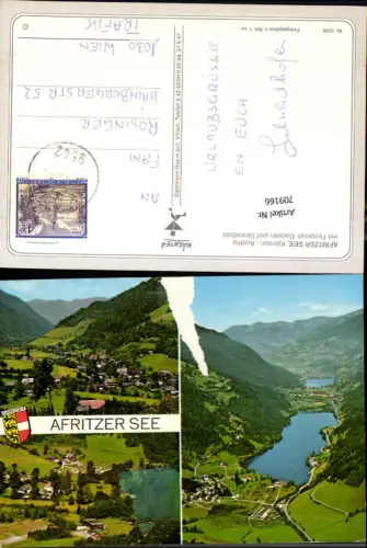 709166 Mehrbild AK Afritzer See Ferienort Gassen u. Strandbad Afritz a. See