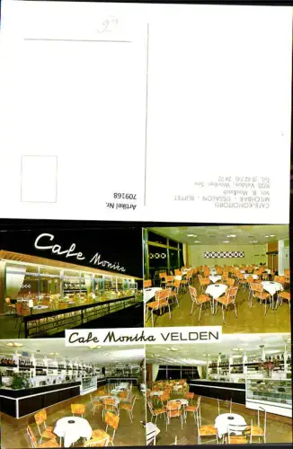 709168 Mehrbild AK Velden Cafe Monika Ansichten