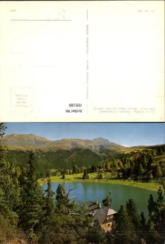 709188 Turracherhöhe Schwarzsee geg. Eisenhut Reichenau in Kärnten
