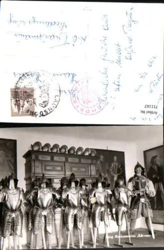 711167 Launsdorf Burg Hochosterwitz Ritterrüstung Ritter Rüstung