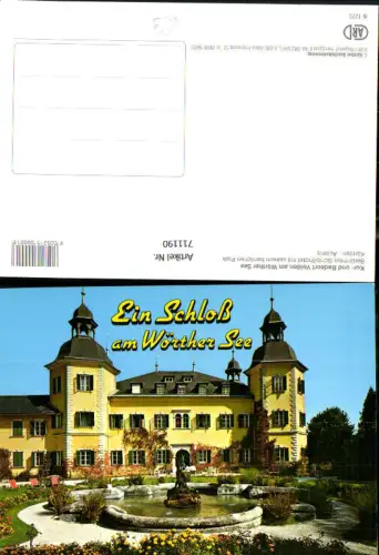 711190 Velden a. Wörthersee Schloßhotel mit Brunnen