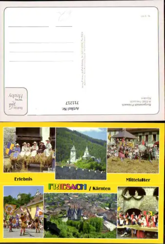 711217 Mehrbild AK Friesach Ansichten mit Burgen Kirche Erlebnis Mittelalter