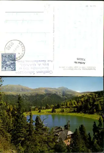 711225 Turracherhöhe Schwarzsee mit Eisenhut Reichenau i. Kärnten