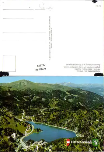 711243 Turracherhöhe geg. Kilnprein u. Hohe Tauern Ebene Reichenau