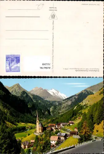 711249 Heiligenblut a. d. Großglockner Hochalpenstraße mit Großglockner
