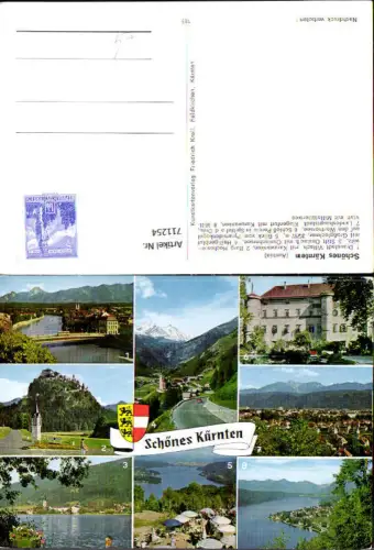 711254 Mehrbild AK Villach Burg Hochosterwitz Heiligenblut Schloss Porcia Spittal a. d. Drau