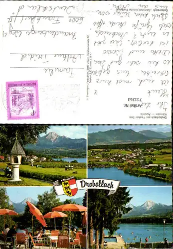 711263 Mehrbild AK Villach Drobollach Faakersee Bildstock