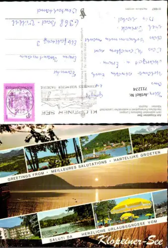711274 Mehrbild AK Klopeiner See Ansichten Sankt Kanzian a. Klopeiner See