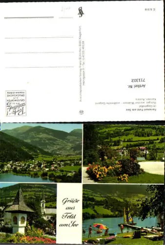 711302 Mehrbild AK Feld a. See Bildstock Badestrand