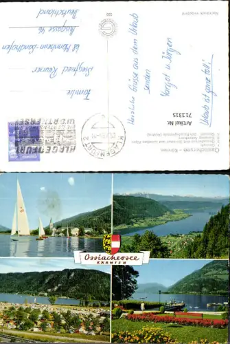 711315 Mehrbild AK Ossiachersee Ossiach Camping Annenheim Schiffsanlegestelle