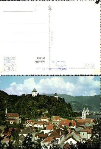 711318 Friesach mit Petersberg Ansicht mit Burg