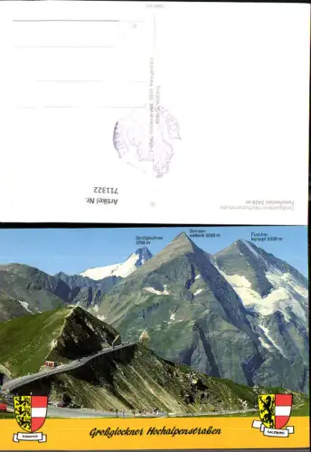 711322 Großglockner Hochalpenstraße Fuschertörl b Heiligenblut