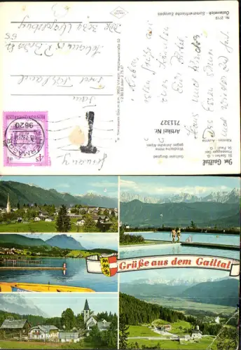 711327 Mehrbild AK Gailtal St Stefan i. Gailtal Pressegger See St Paul i. Gailtal Bergbad