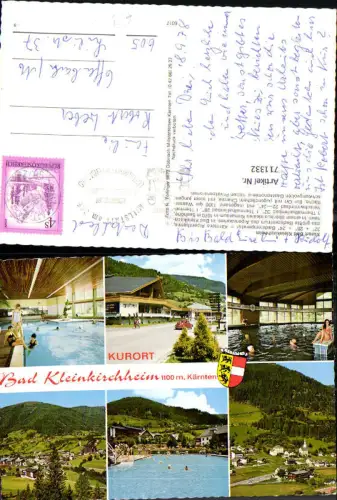 711332 Mehrbild AK Bad Kleinkirchheim Kurort Hallenbad Freibad