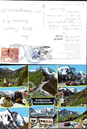 711342 Mehrbild AK Heiligenblut Großglockner Hochalpenstraße Fuschertörl Kehre 2 Glocknerhaus Edelweißhütte Bus