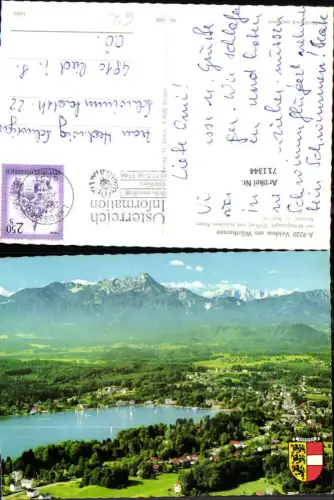 711344 Velden a. Wörthersee mit Mittagskogel u. Julischen Alpen