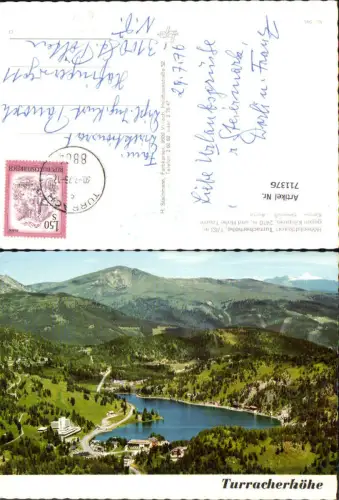 711376 Turracherhöhe geg. Kilnprein u. Hohe Tauern Turrach