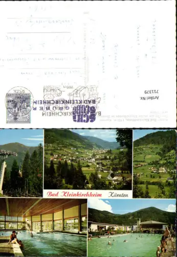 711379 Mehrbild AK Bad Kleinkirchheim Hallenbad Sessellift Freibad