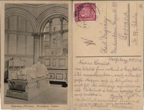 60073,Wolfsberg Mausoleum Inneres 1915