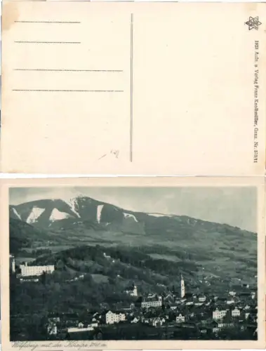 67574,Wolfsberg mit Koralpe 1923 pub Knollmüller 573-11